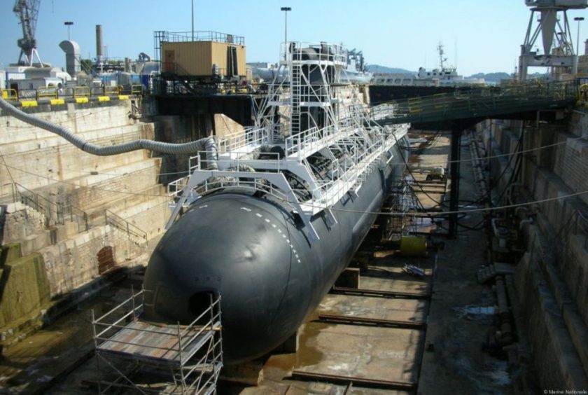 珍珠號核潛艇 乾塢