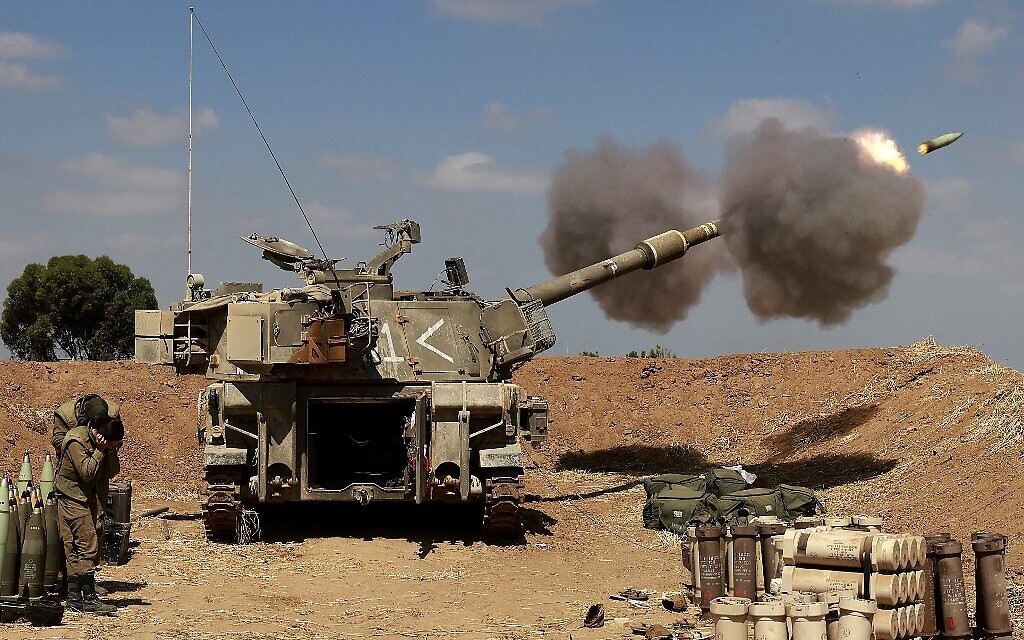 以色列 M109 砲擊