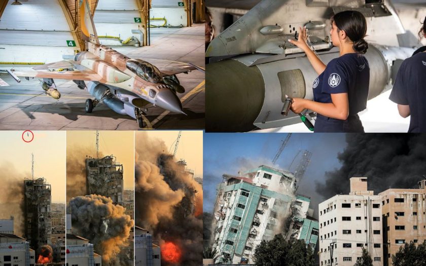 Israeli air force precision bombing