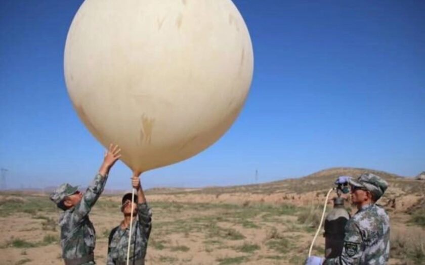 解放軍  火箭軍  氣球